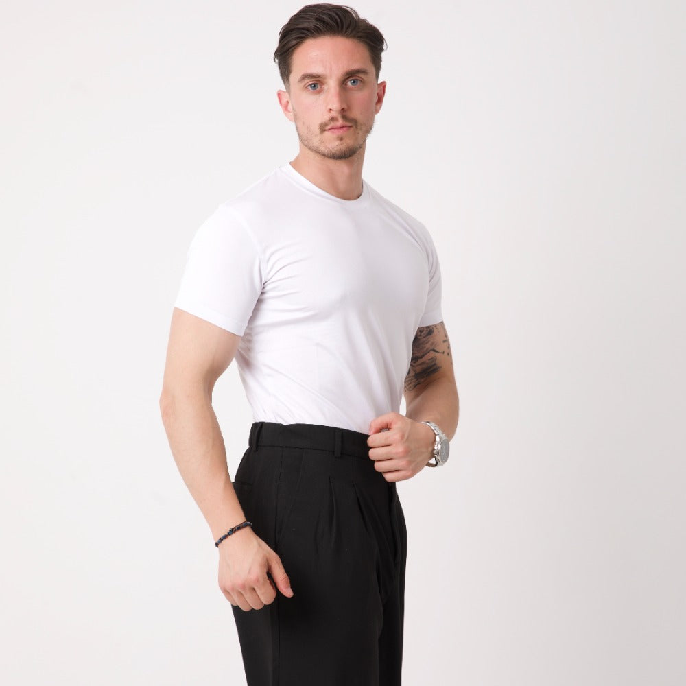 Basic Beyaz Erkek Tişört