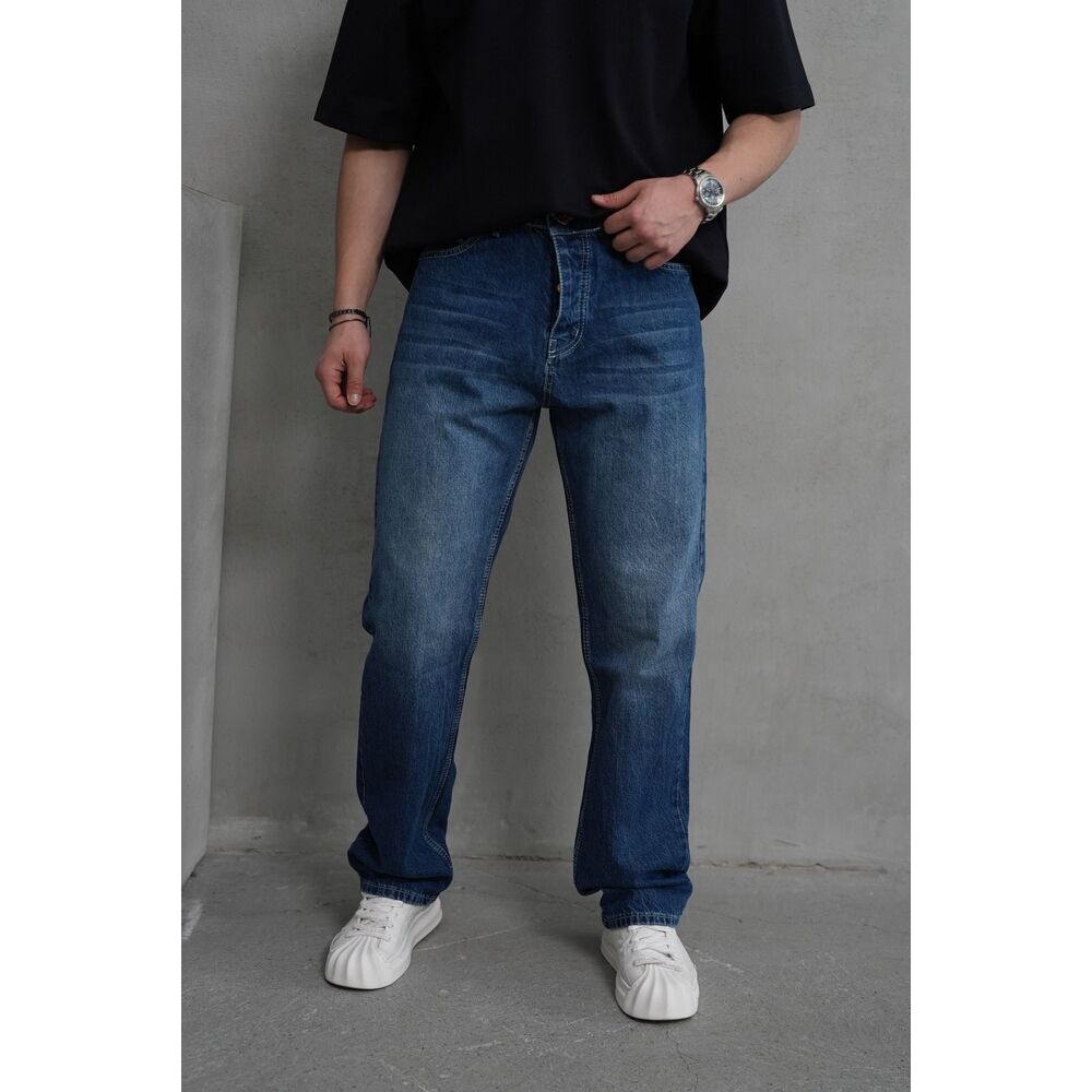 Mavi Rahat Kalıp Yıkamalı Erkek Kot Pantolon