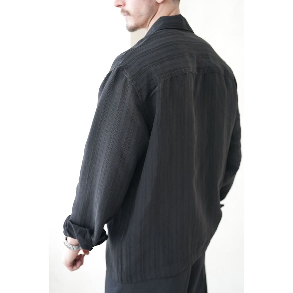 Rahat Kalıp Düğmeli Erkek Gömlek - Siyah