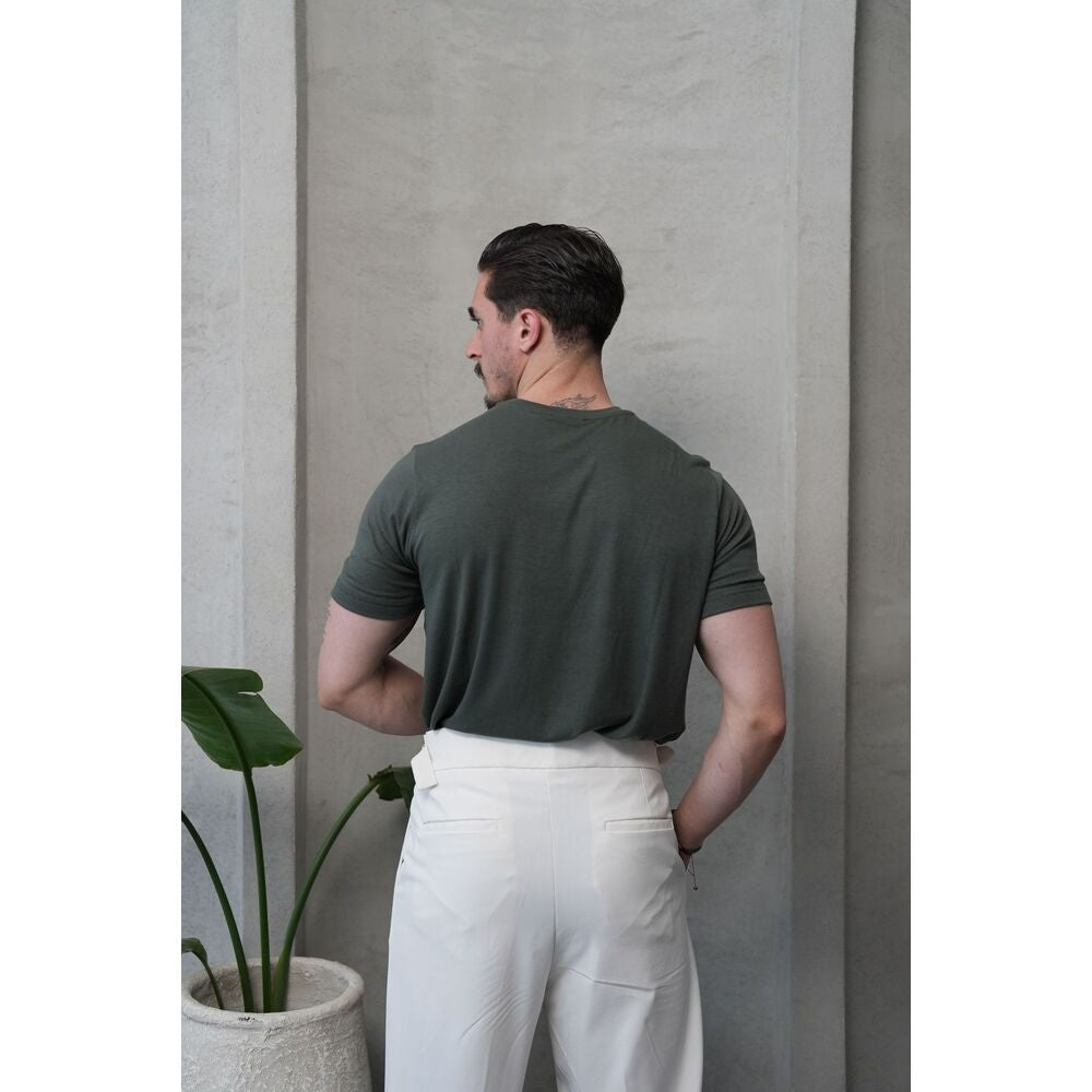 Haki Yarı Oversize Tişört