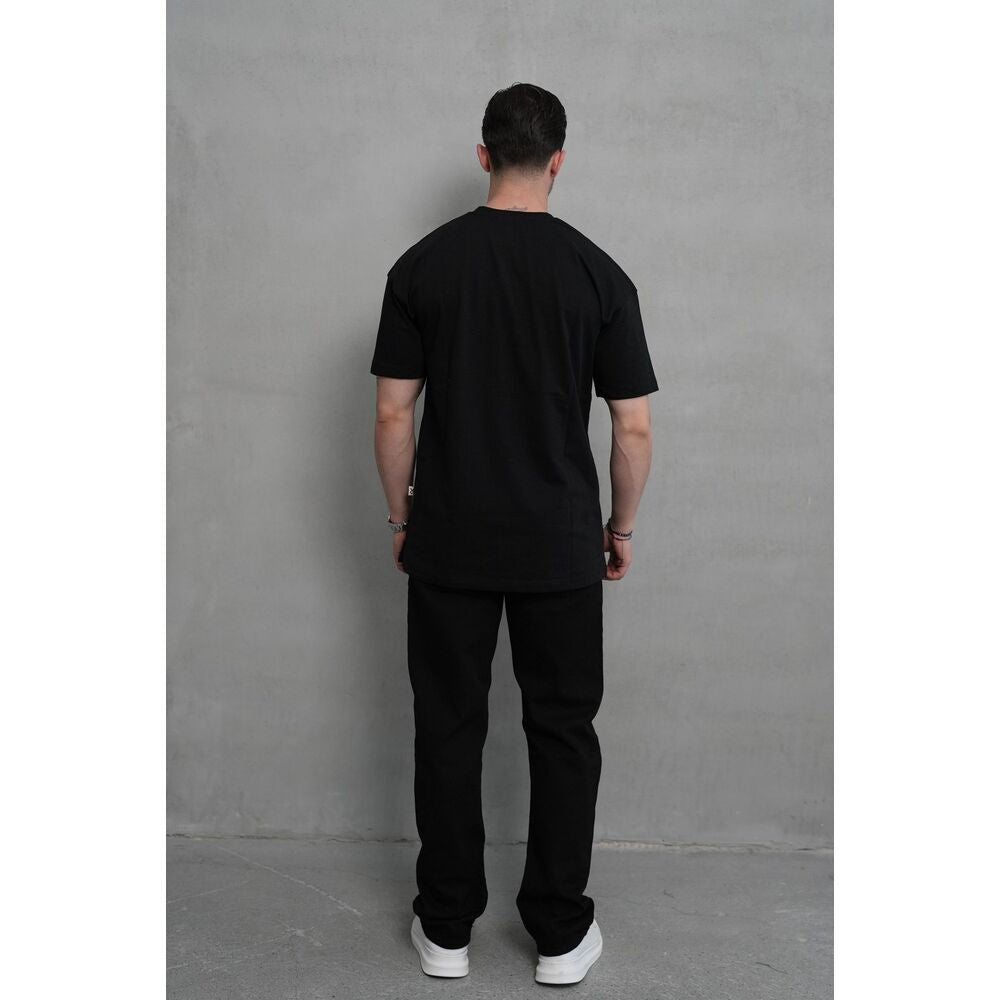 Oversize Siyah Basic T-Shirt