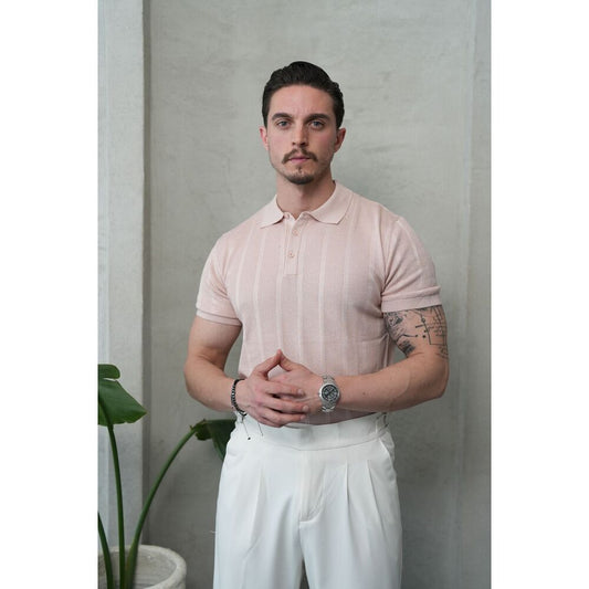 Soft Pembe Polo Yaka Triko