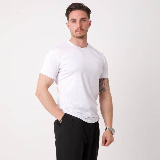 Basic Beyaz Erkek Tişört