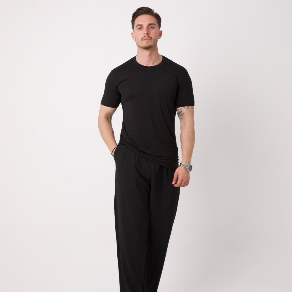 Basic Siyah Erkek Tişört
