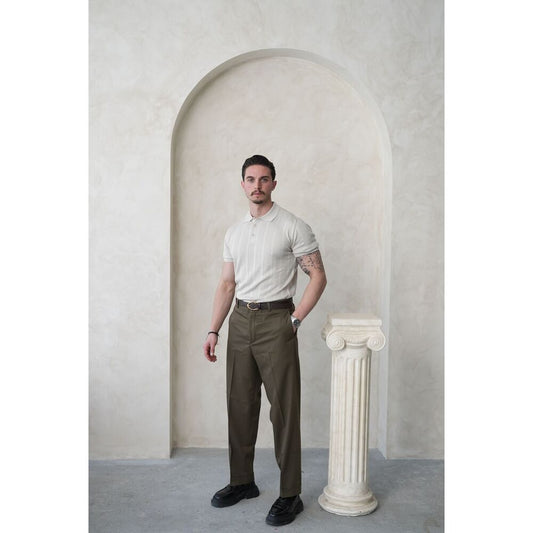 Krem Polo Yaka Triko