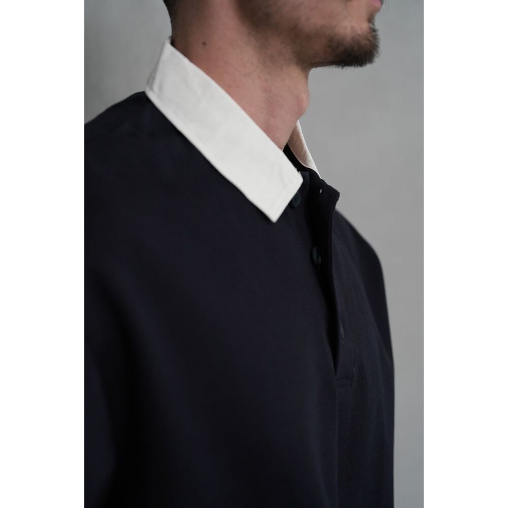 Contrast Collar Oversize Polo T-Shirt